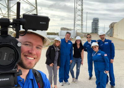 Hanging with Starliner Crew