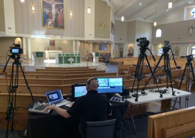 4-Camera Hybrid Live Streaming event