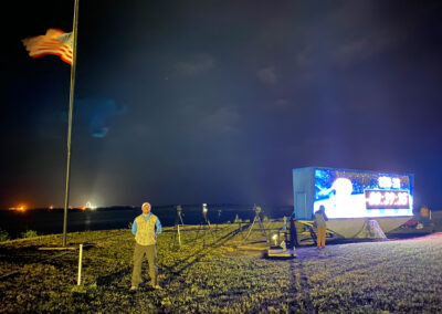 Filming the SpaceX Falcon9 Dragon