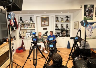 Behind the Scenes of Doug Flutie Interview Shoot