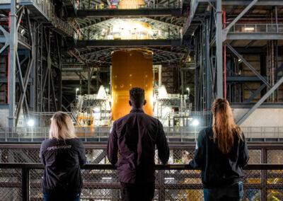 Boeing Engineers facing SLS Rocket