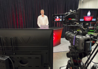 XSYS Live Virtual Event Behind the Scenes at the Host Desk