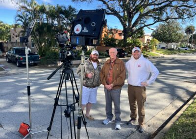 On-set Photo with Rick Nix - Rockledge Resident since 1947