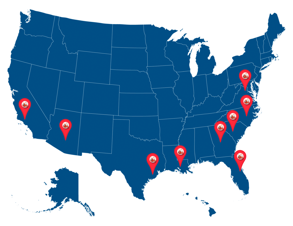 Ant Farm Media locations in the United States