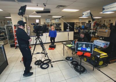 Filming Lending Bear