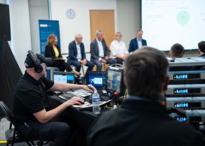 Behind the scenes of hybrid event live stream from the tech table